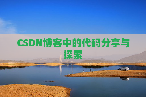 CSDN博客中的代码分享与探索 CSDN博客中的代码分享与探索